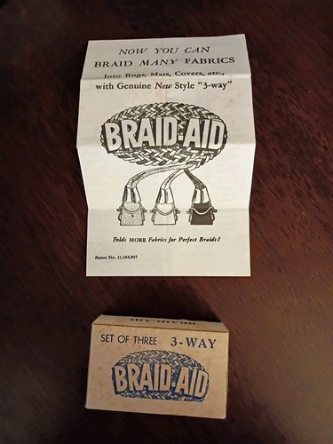 Vtg braid aid rug - vtg, braiding