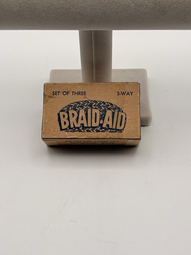 Vintage 1949 braid aid rug - vintage,