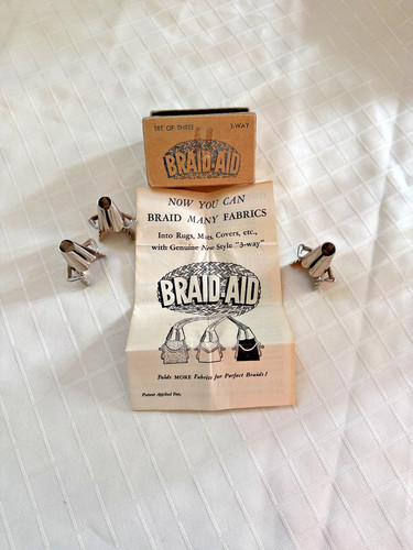 Vintage braid aid - braid, fabric