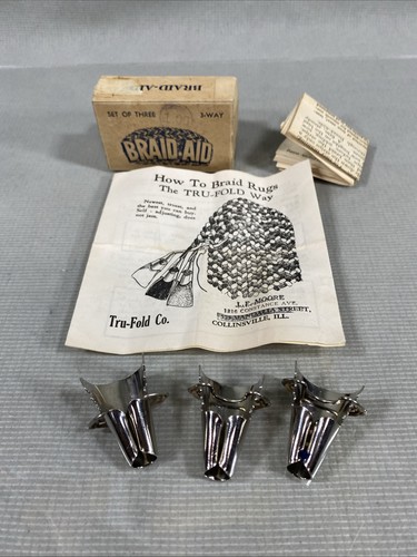 Vtg braid aid rug braiding - rug,