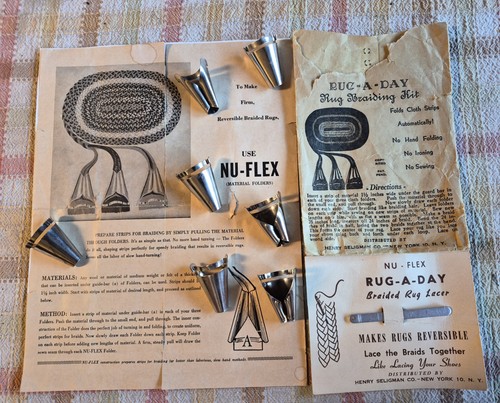 Vintage 1950s flex rug a - nu-flex,